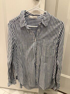 BeCool Striped Long-sleeve button down shirt - Womens